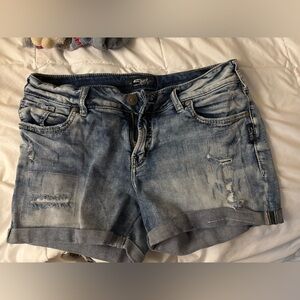 Silver women’s shorts 30 inch waist